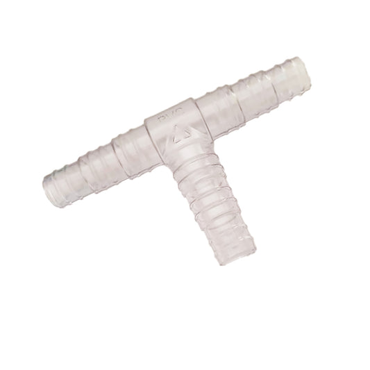 Raccordo a TEE per tubo condensa corrugato.