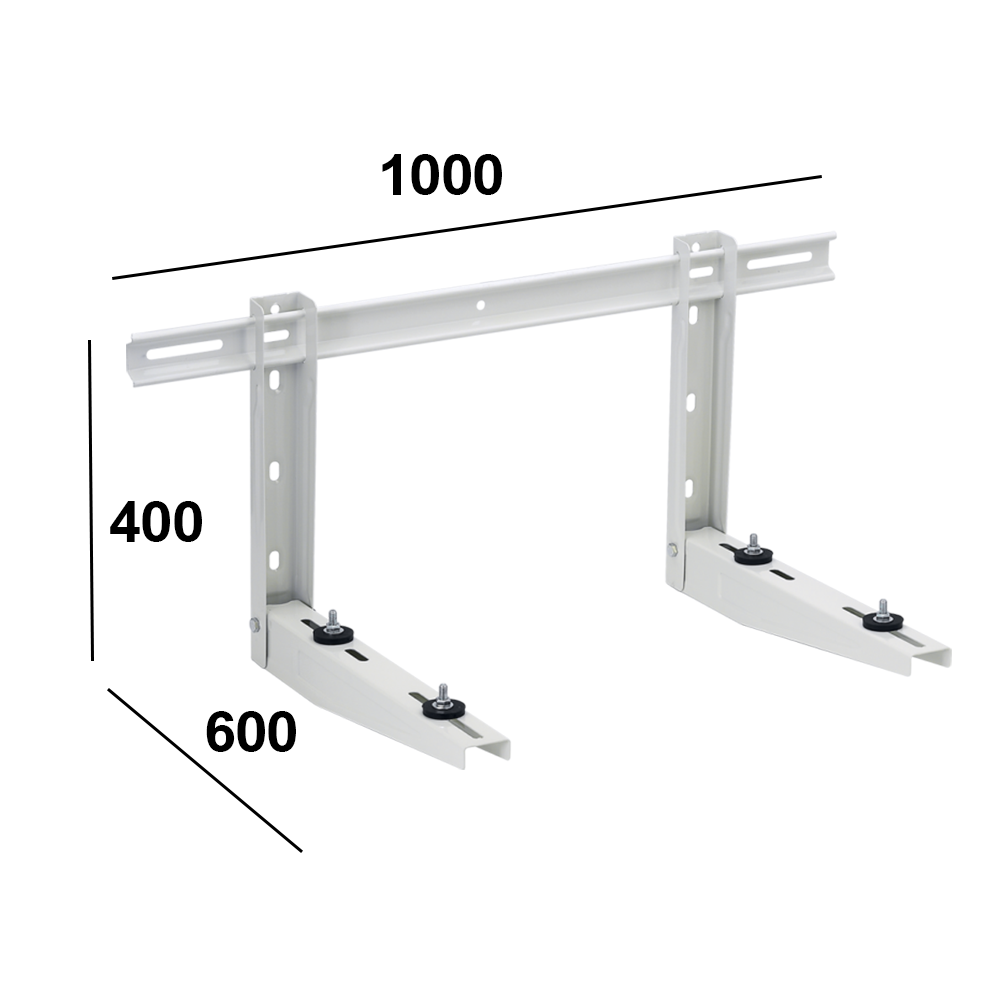 Staffa unit? esterna climatizzatore PREMIUM - bracci 60 cm - portata 160 Kg