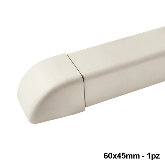 Tappo terminale per canalina 60x45mm - 1 PZ