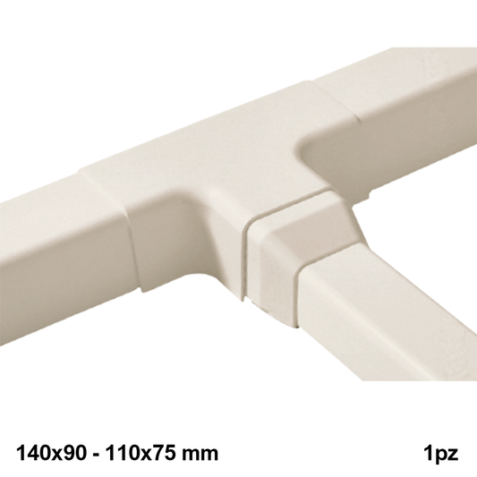 Riduzione 140x90 - 110x75 per canalina -1 PZ