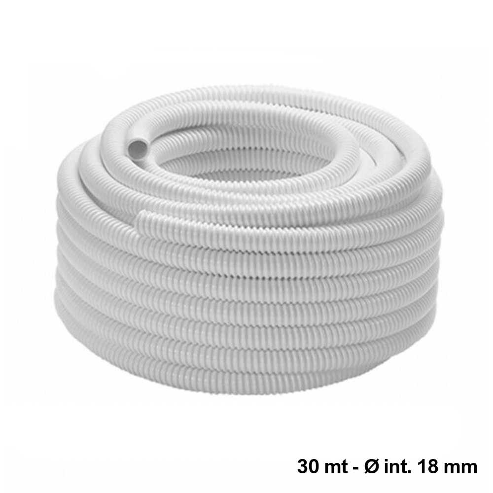 Rotolo tubo scarico condensa 30 mt - D.int. 18 mm
