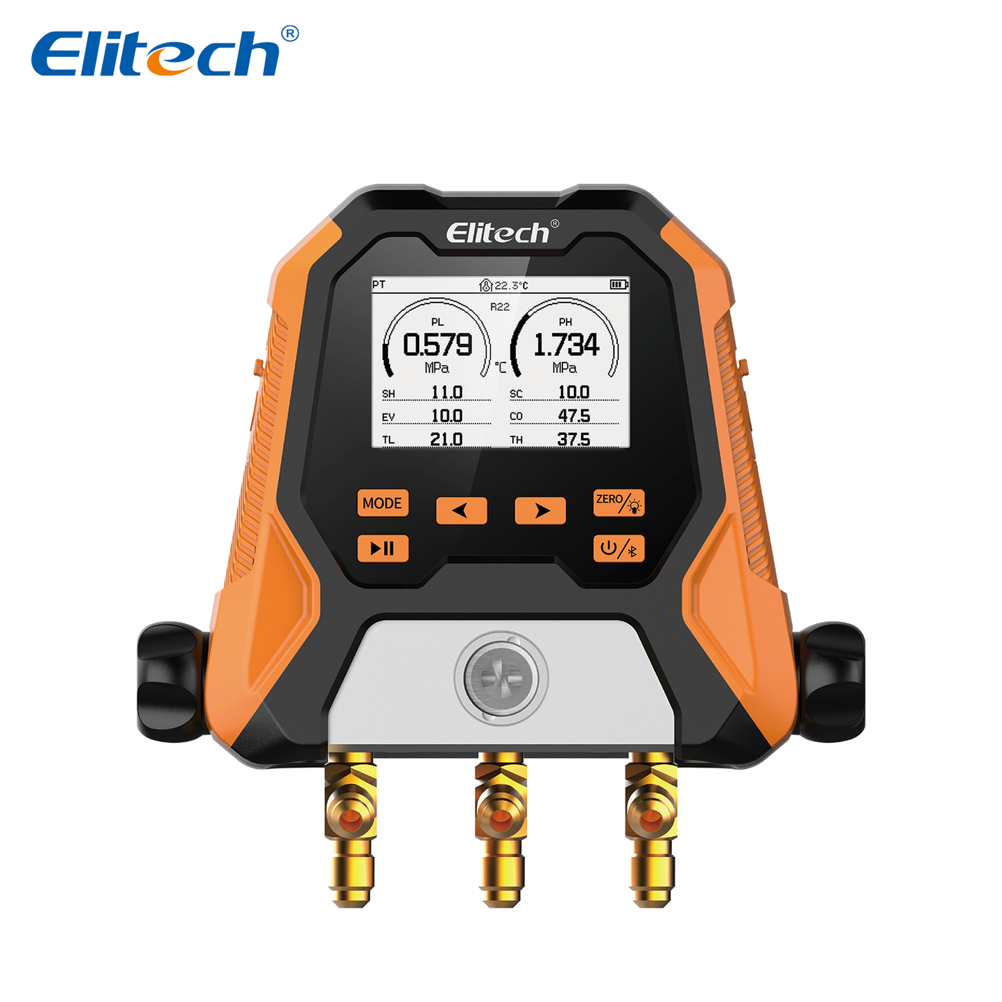 Gruppo manometrico digitale SMART a 2 vie Elitech MS-810S