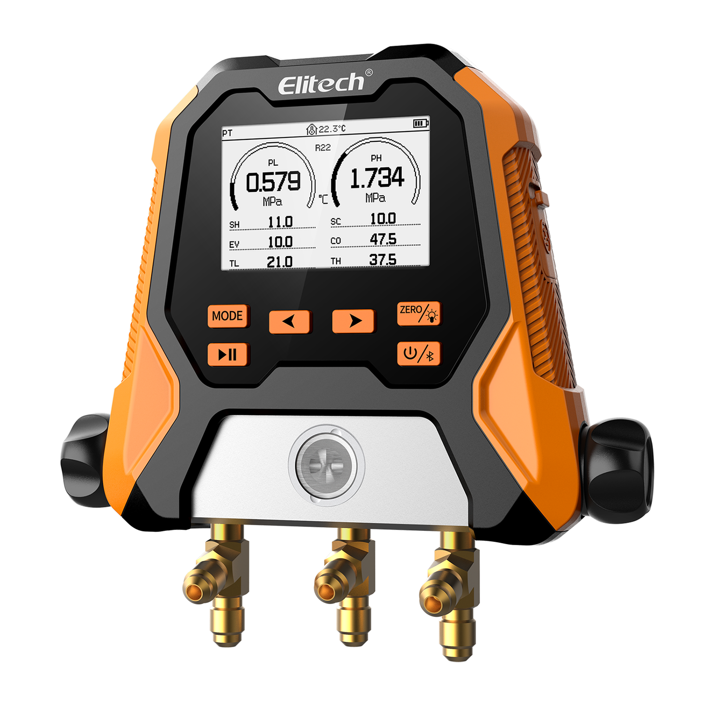 Gruppo manometrico digitale SMART a 2 vie Elitech MS-810S