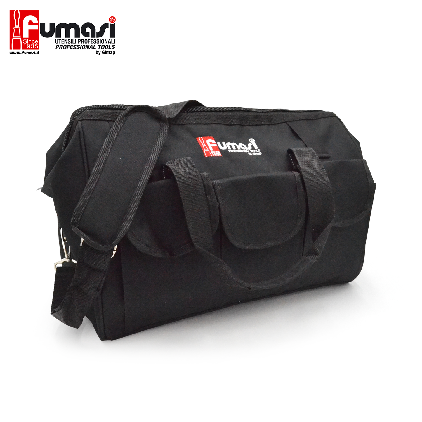 Borsa Fumasi porta attrezzi utensili da lavoro professionale con tracolla