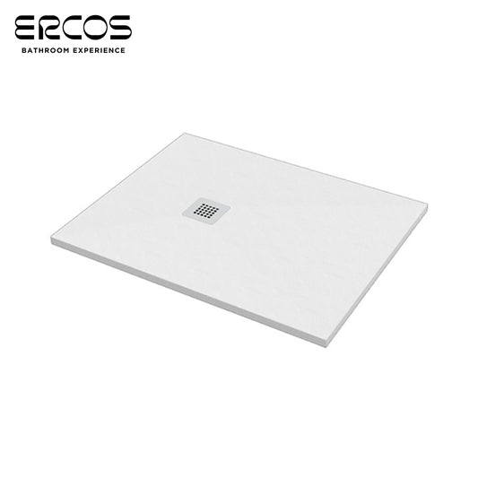 PIATTO DOCCIA STONE 80x100 cm MARMORESINA BIANCO