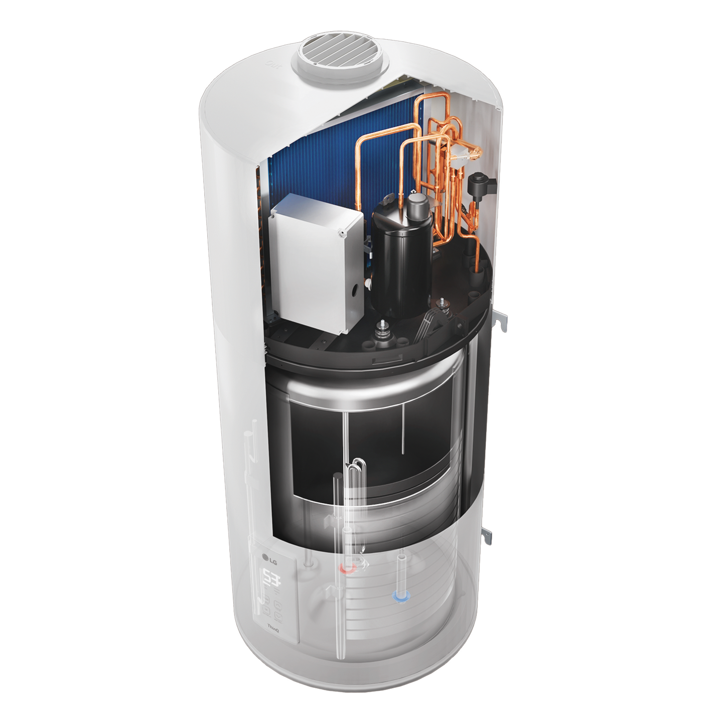 LG WH10ESF0.HA Scaldacqua a pompa di calore 100 LT installazione parete A+