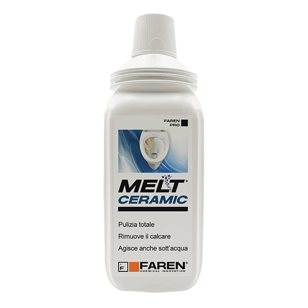 Melt Ceramic 750 ML Faren Trattamento anticalcare disincrostante per ceramica sanitari