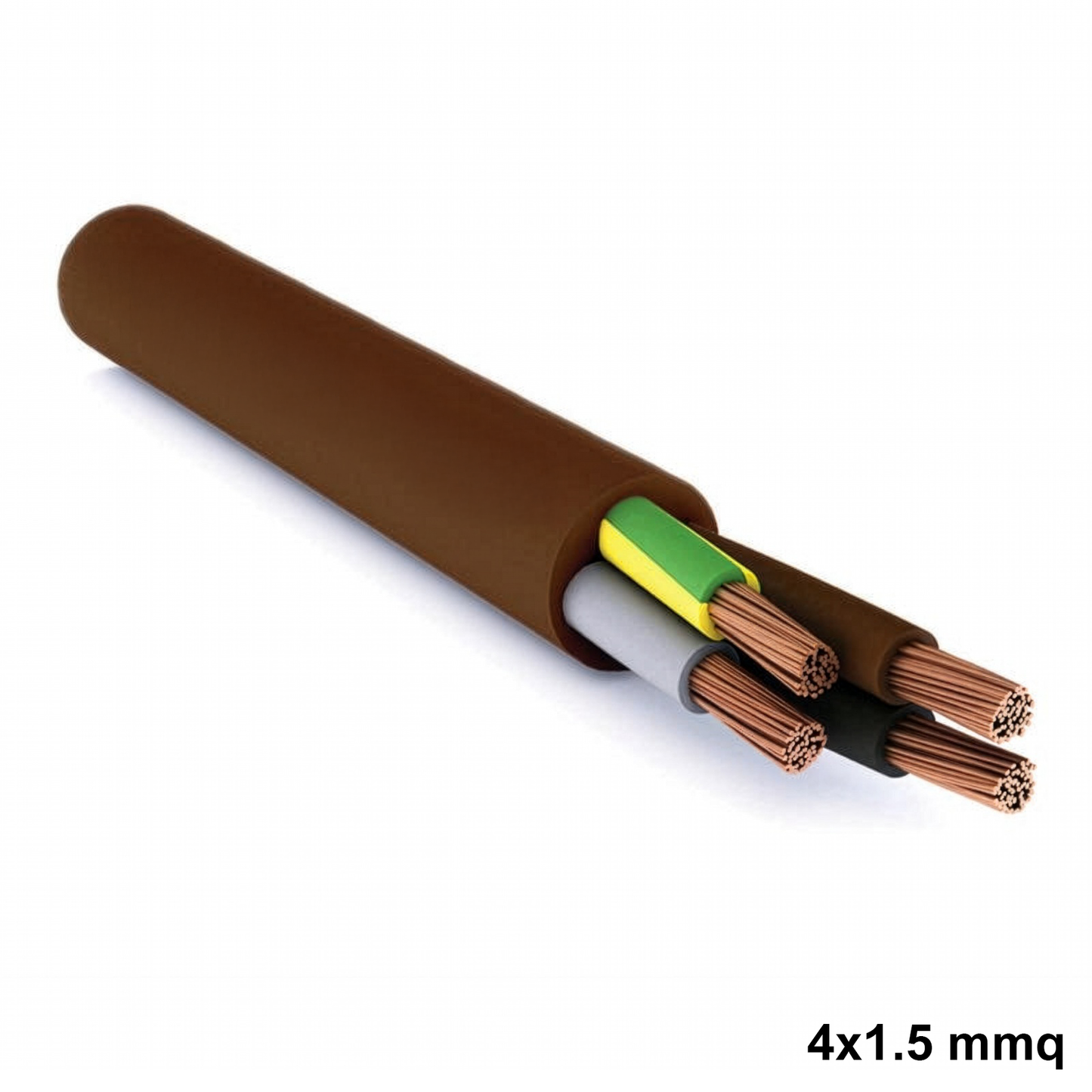 Cavo filo elettrico quadripolare FS18 FROR - 4 X 1,5 mmq - prezzo al Metro