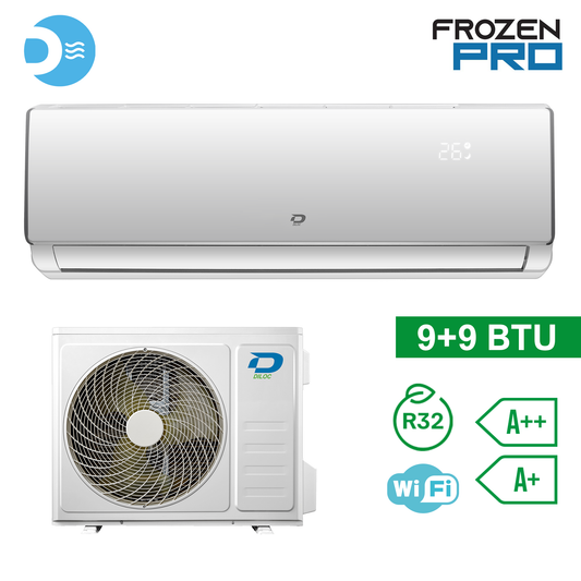 Climatizzatore dual split 9000+9000 Btu R32 A++/A+ Diloc Frozen PRO (U.E. 4.1) - WiFi integrato