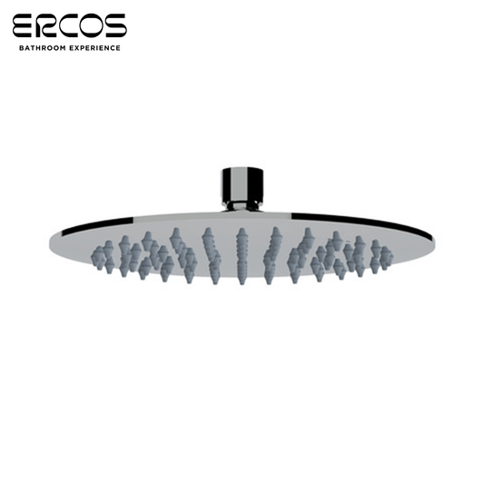 Soffione doccia tondo rotondo ? 20 cm in acciaio inox ultraslim - Ponsi