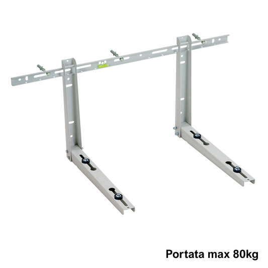 Staffa unit? esterna climatizzatore BASIC - bracci 45 cm - portata 80 Kg