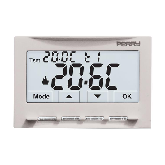 Termostato digitale ad incasso a corrente 220 V NEXT Soft Touch Perry