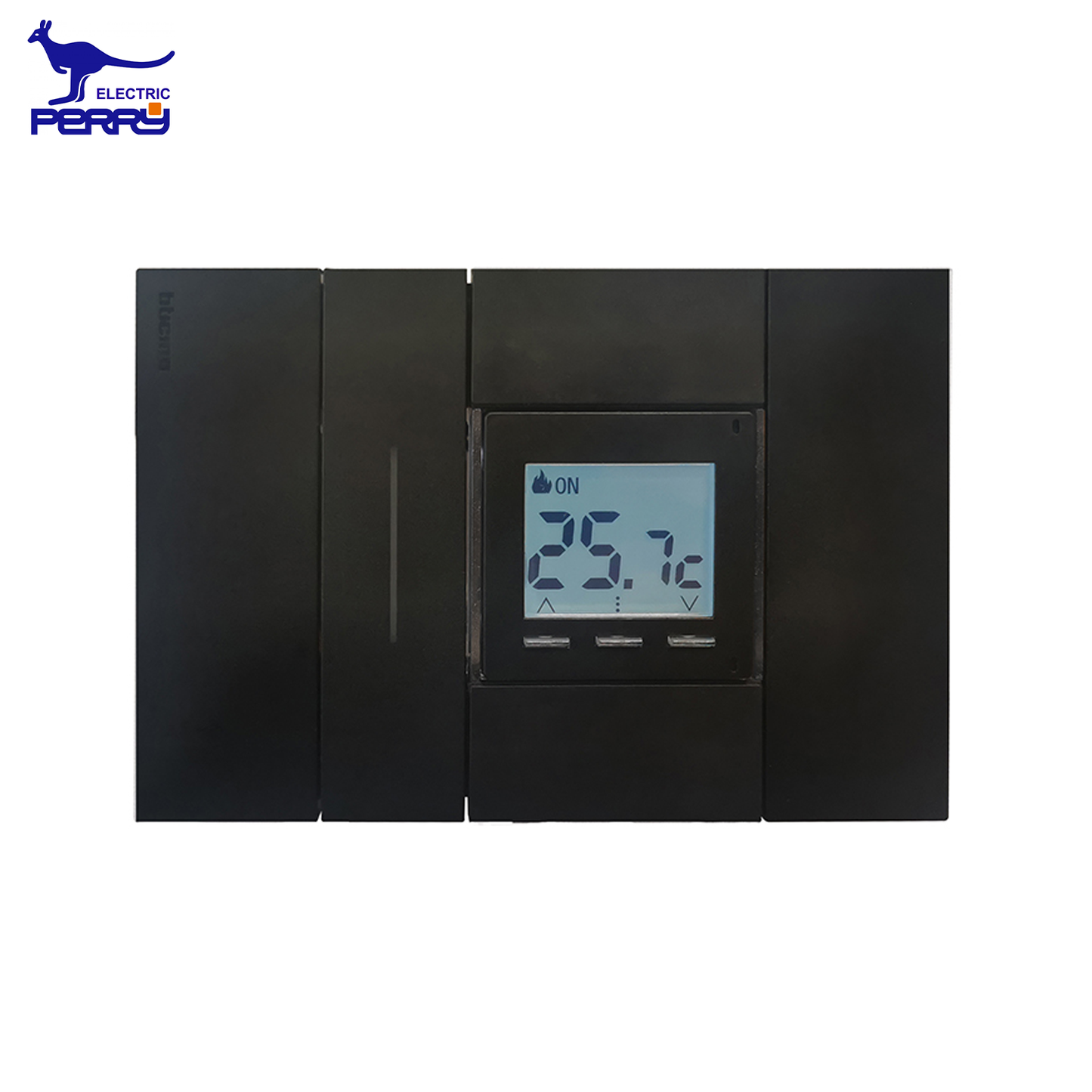 Termostato 220 V digitale da incasso 2 moduli civili serie DADO