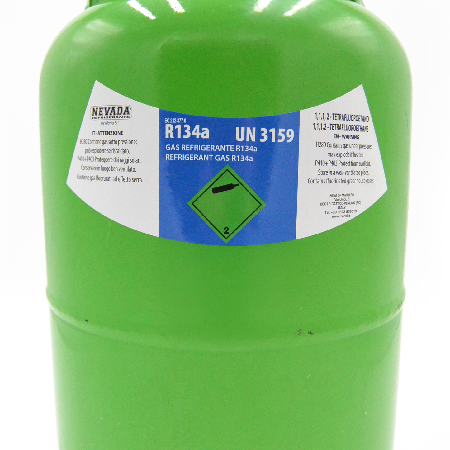 Bombola gas R134a da 5 Kg netti - refrigerazione e clima auto