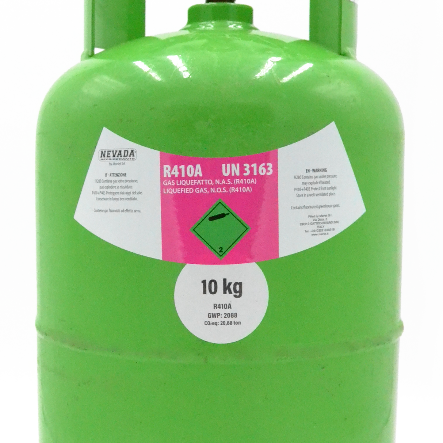 Bombola gas R410A - 10 Kg netti - climatizzazione