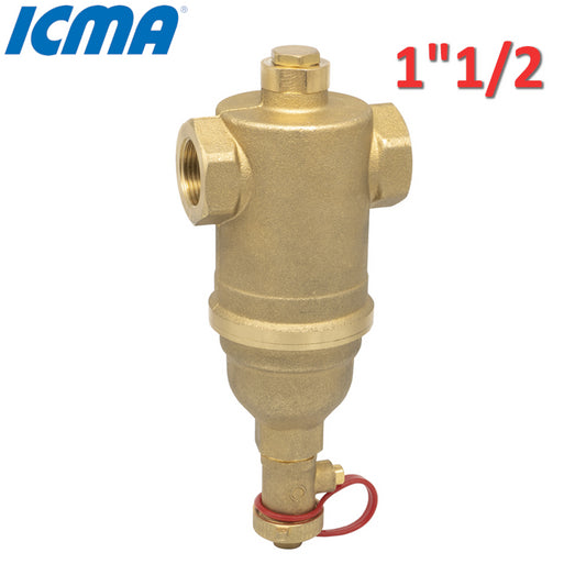 745 | 1''1/2 FF mud separator for boilers equipped with a ball valve