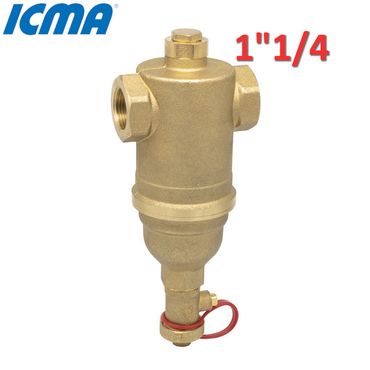 745 | 1''1/4 FF mud separator for boilers equipped with a ball valve