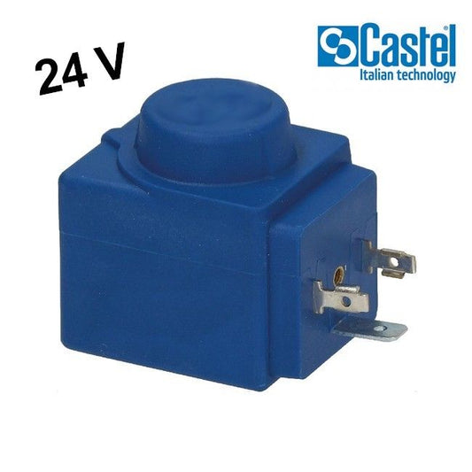 9120/RD2 - Bobina di ricambio per elettrovalvole solenoide da 24 V DC - Castel refrigerazione