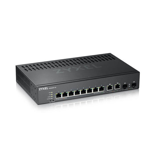 ZYXEL SWITCH MANAGED LAYER 3 LITE, 8X GB, 2X SFP, FANLESS DESKTOP/RACK, NFLEX