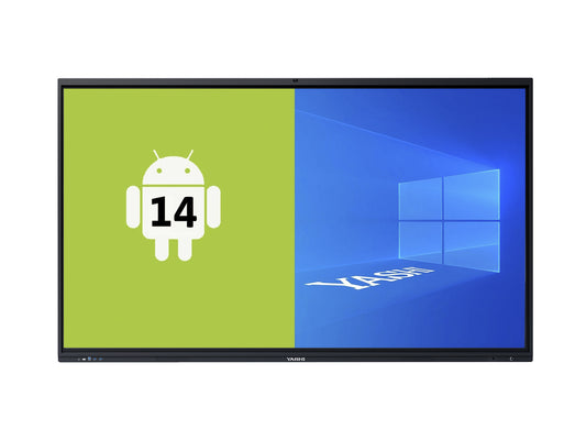 YASHI DISPLAY SUPERTOUCH AI INTERATTIVO 65 16:9 550 CDM 4K UHD 40 TOCCHI, 8GB RAM/128 GB, WEBCAM, ANDROID 14