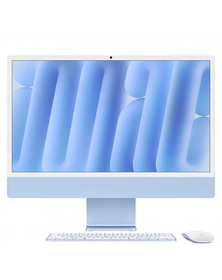 iMac 24" with Retina 4.5K display: Apple M4 chip with 10-core CPU and 10-core GPU, 16GB, 256GB SSD - Magic Keyboard with Touch ID -