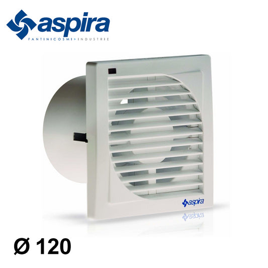 Aspiratore elicoidale EV 12/5'' S ASPIRA Fantini per foro Ø 120 mm