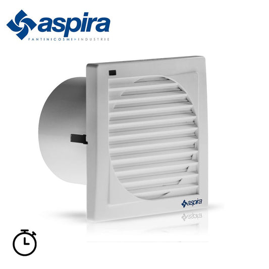 Aspiratore elicoidale EVM 10/4'' T con timer per tubo Ø 100 mm - Aspira Fantini