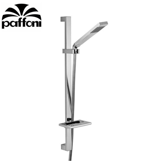 LEVEL PAFFONI shower rod - ZSAL079CR - square metal shower head