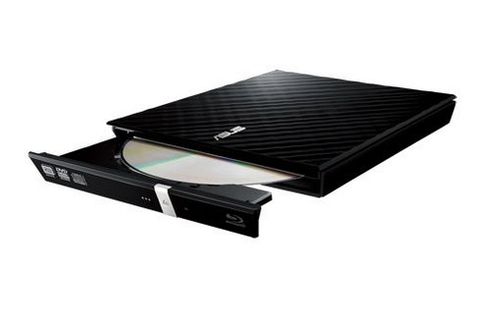 ASUS SDRW-08D2S-U LITE EXTERNAL DVD WRITEER - DVD-RAM/R/RW BLACK
