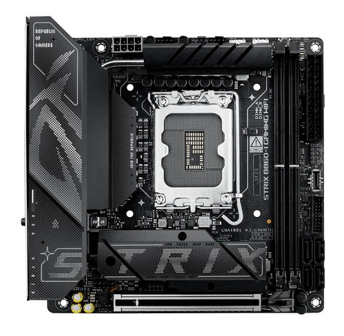 ASUS MB INTEL ROG STRIX B860-I GAMING WIFI, MINI ITX, DDR5, 1PCI-Ex16, 2DIMM, HDMI/DP, 2M2/4SATA