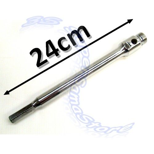 Attacco prolunga 24 cm attacco esagonale per fresa foretto