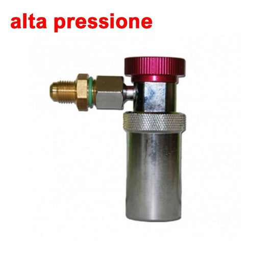 Attacco rapido 90° alta pressione con rubinetto gas R134A - BMW