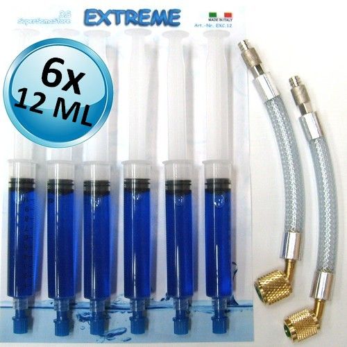 Self-Sealing Leak Stopper Extreme - 6 x 12ml Cartridges + Adapters