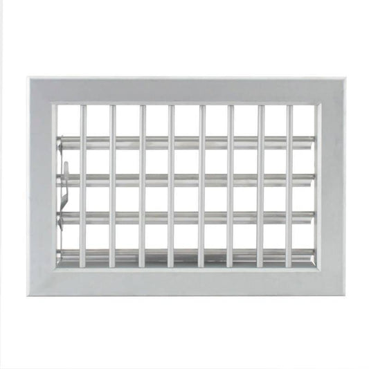 22x15cm Aluminum Air Vent - Adjustable Fireplace Grill with Shutter