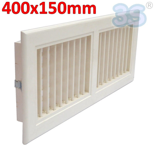 400x150 mm ABS outlet nozzle with double row of movable fins
