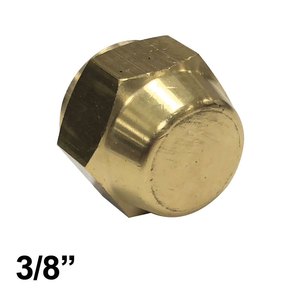 3/8'' blind spigot union with female cap