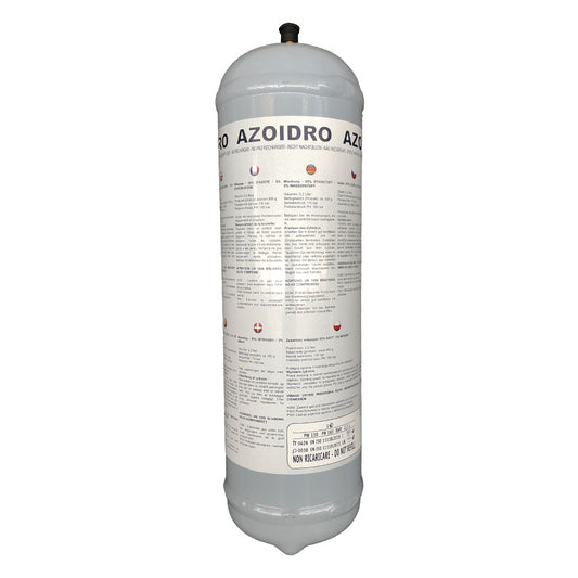 Bombola cartuccia di azoto idrogeno da 2,2 Lt - 110 bar AZOIDRO