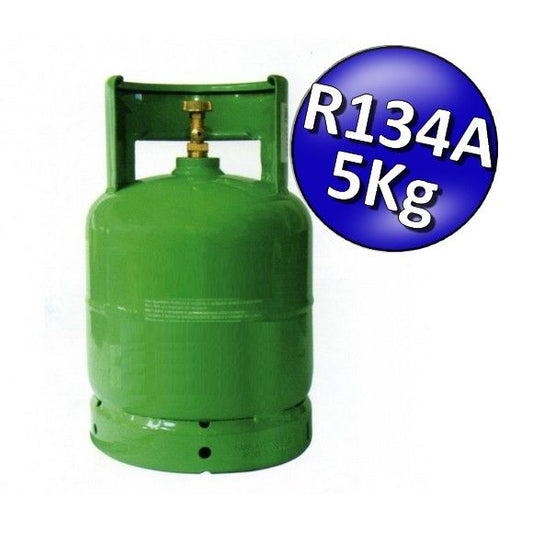 5 kg net R134a gas cylinder - car refrigeration and air conditioning