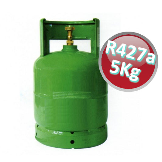 FORANE R427A gas cylinder - 5 kg net, low GWP R22 gas substitute