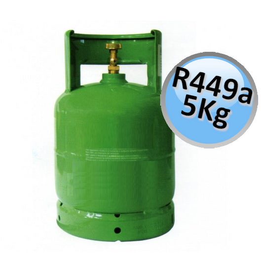 R449A gas cylinder - 5 kg net - low GWP replacement for R404A and R507