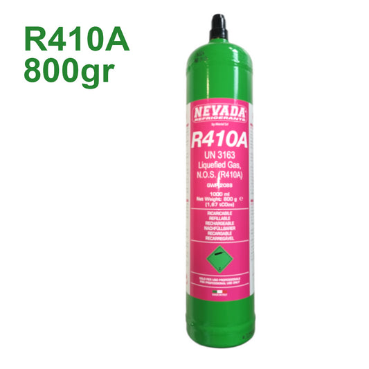 800g R410A refrigerant gas cylinder