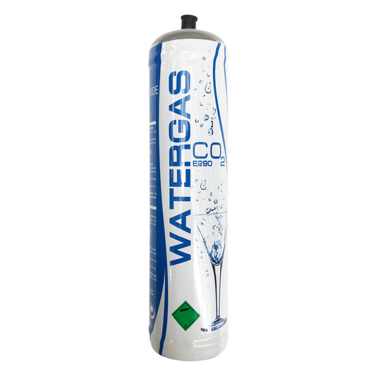 DISPOSABLE CO2 CYLINDER E290 CARBON DIOXIDE 600 GR - WATER CARBONATION MAKER, AQUARIUM