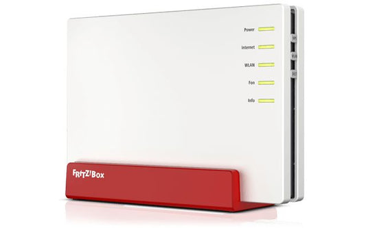 Box FRITZ! 7583 VDSL INT router wireless Gigabit Ethernet Dual-band (2.4 GHz/5 GHz) Rosso, Bianco