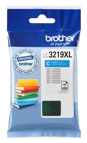 Brother LC-3219XLC Ink Cartridge 1pc Original High Yield (XL) Cyan