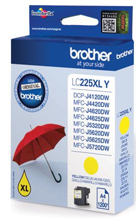 Brother LC225XLY cartuccia d'inchiostro 1 pz Originale