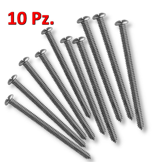 Pack of 10 - Screws for fixing on 503 box - dimensions 3.5 x 50 mm - Feb Elettrica