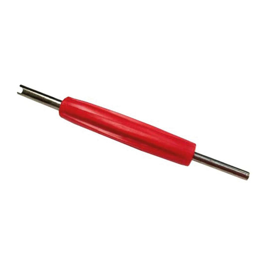 Universal needle valve/schrader valve remover screwdriver