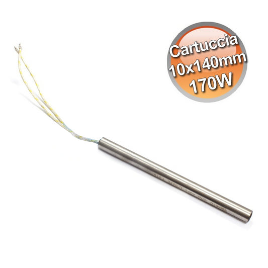 Pellet stove ignition plug, 10x140mm, 170W resistance
