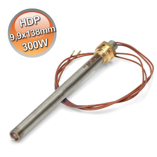 Pellet stove ignition plug, 9.9x138mm, 300W resistance