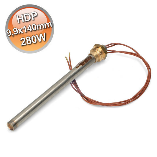 Pellet stove ignition plug, 9.9x140mm, 280W resistance